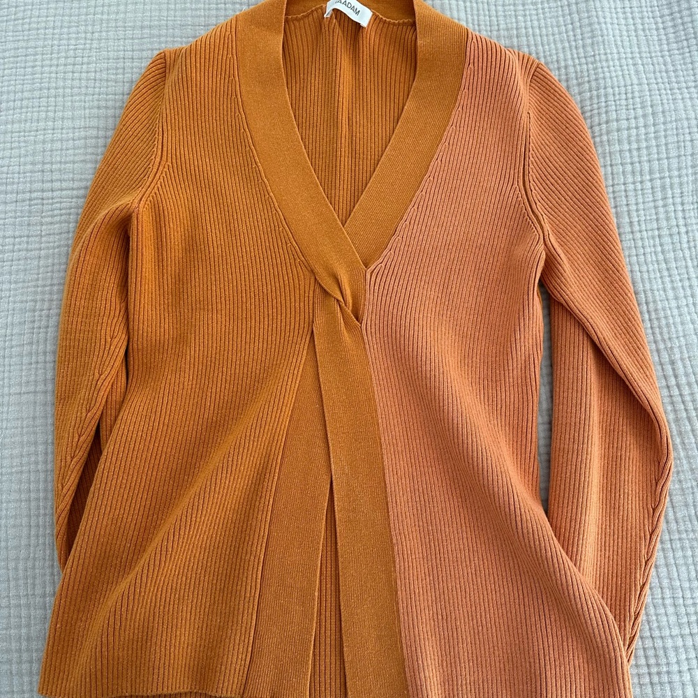 Colorblock V-Neck Sweater